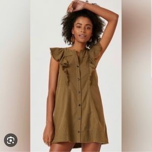 Pilcro butterfly sleeve dress